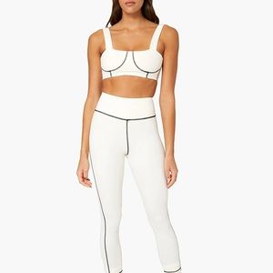 NWT Cream Yoga Set